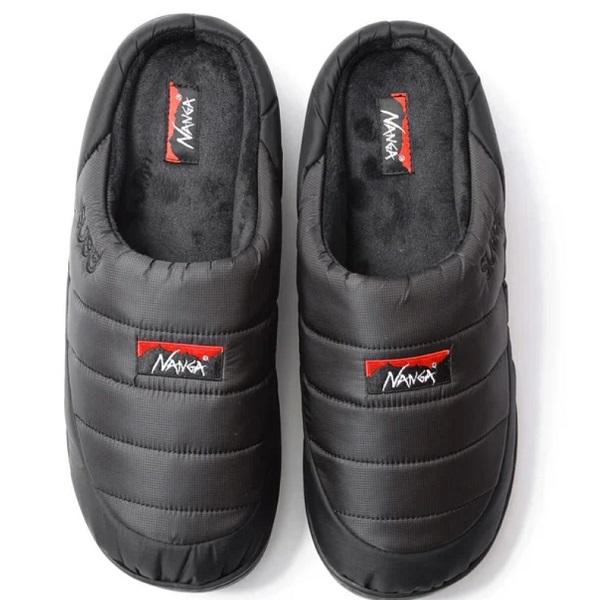NANGA NANGA×SUBU 30TH ANNIV. AURORA TEX COMBI WINTER SANDAL BLK