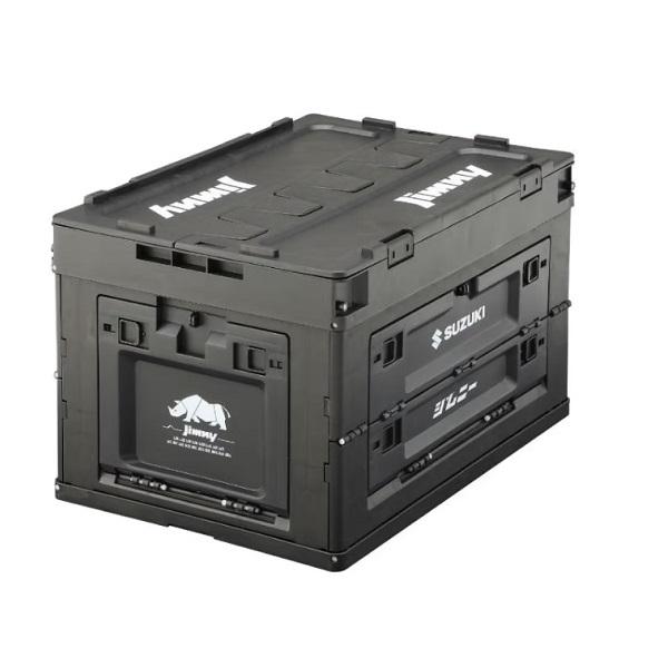【限定】ブラック ジムニー Jimny コンテナ 折りたたみ ボックス BOX スズキ（SUZUKI） 折りたたみコンテナジムニーブラック : CASCADEROCKS