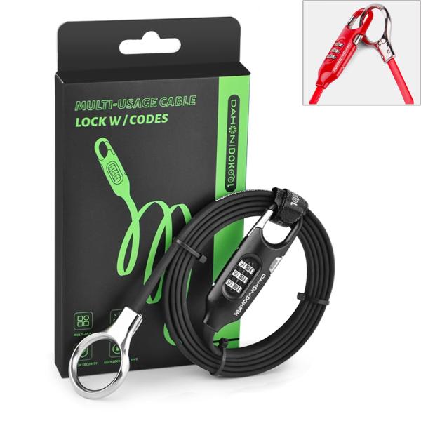 t4810tts様ダホンDAHON輪行バックケーブルロックcowboylock DAHON（ダホン） 【メール便で送料無料】 MULTI-USAGE CABLE LOCK W