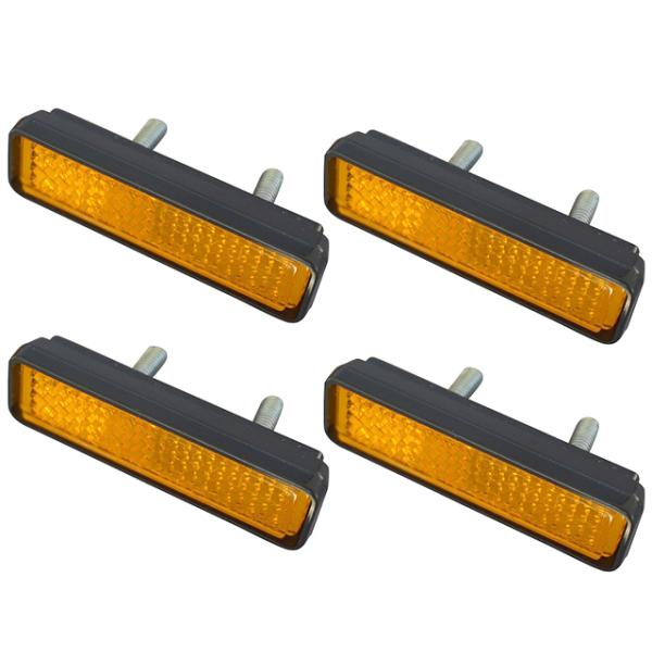 他サイト： 【メール便で送料無料】MKS REFLECTOR SET ペダルリフレクターセット 反射板 オレンジ ミカシマ 三ヶ島 ロードバイク クロスバイク 折りたたみ自転車の商品画像