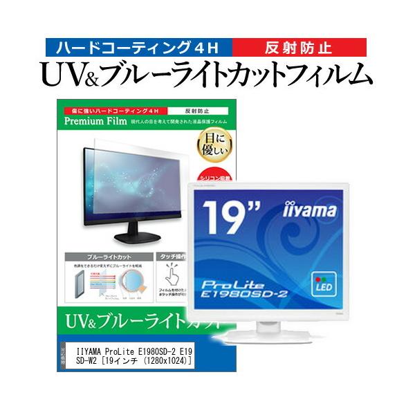 IIYAMA ProLite E1980SD-2 E1980SD-W2  19�C���`  1280x1024  �@��Ŏg���� �u���[���C�g�J�b�g ���˖h�~ �w��h�~ �t�� �ی� �t�B���� �݊��i