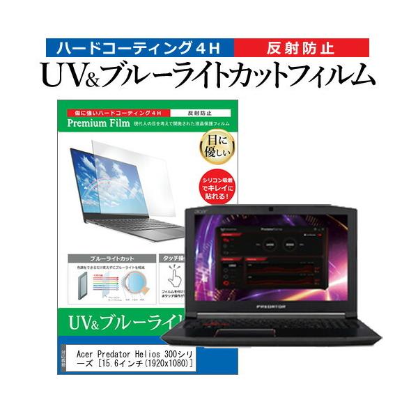 Acer Predator Helios 300�V���[�Y  15.6�C���` �@��Ŏg���� �u���[���C�g�J�b�g ���˖h�~ �w��h�~ �t�� �ی� �t�B���� �݊��i