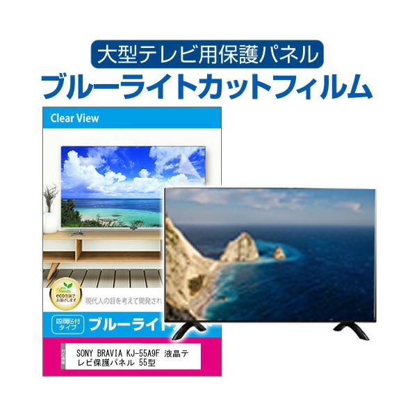SONY BRAVIA KJ-55A9F 液晶テレビ保護パネル 55型 ブルーライトカット テレビ保護パネル 55インチ モニター 破損 防止 有機ELテレビ 互換品