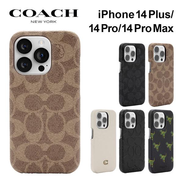 コーチ iPhone 14pro 14plus 14promax ケース COACH Slim Wr...