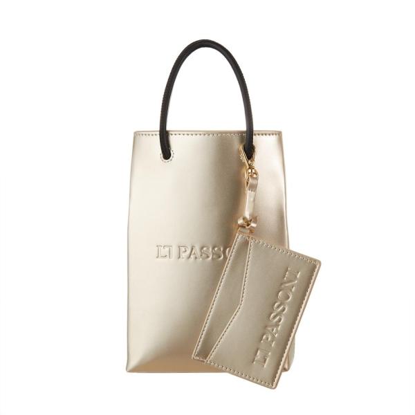 LORNA PASSONI - Enamel Leather Phone Case Small with Pass Case