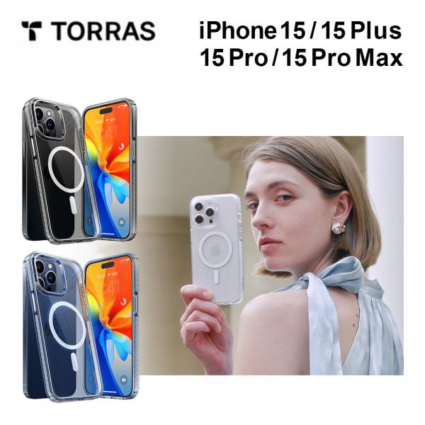 iPhone15Pro128GB+TORRASクリアケース+TORRASフィルム caseplay_torras-sm-ip15