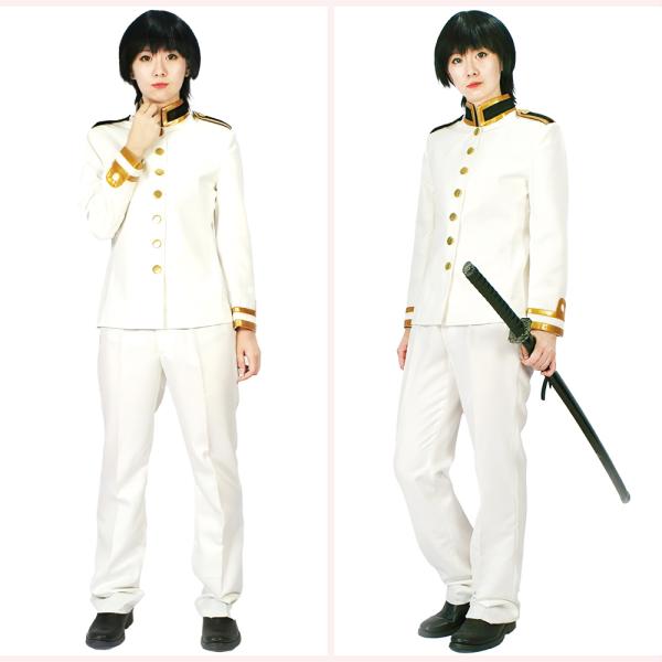 ら*ぴ様 ヘタリア 本田菊 2P コスプレ 衣装 日本 本田菊 ヘタリア 軍服 コスプレイヤー コスプレ衣装