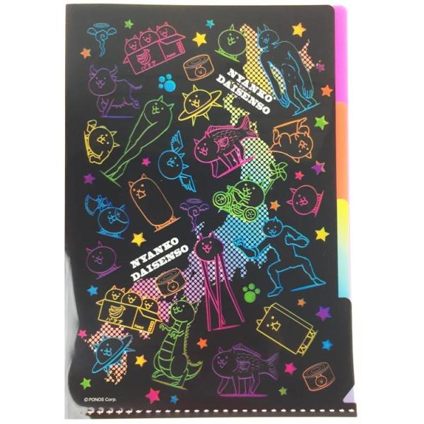 にゃんこ大戦争 A5クリアファイル 3index A柄 [453163] : キャラクター