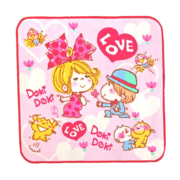 超美品再入荷品質至上 キャラクターグッズ ハンドタオル ピンク ラブラブハート アドちゃん