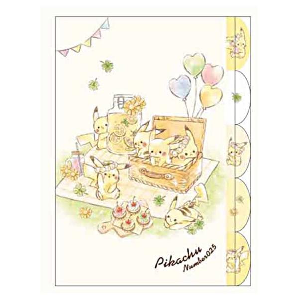 ポケットモンスター 5インデックスクリアファイル ピカチュウ ピクニック Pikachu Number025 キャラクター雑貨 ラフラフ 通販 Paypayモール