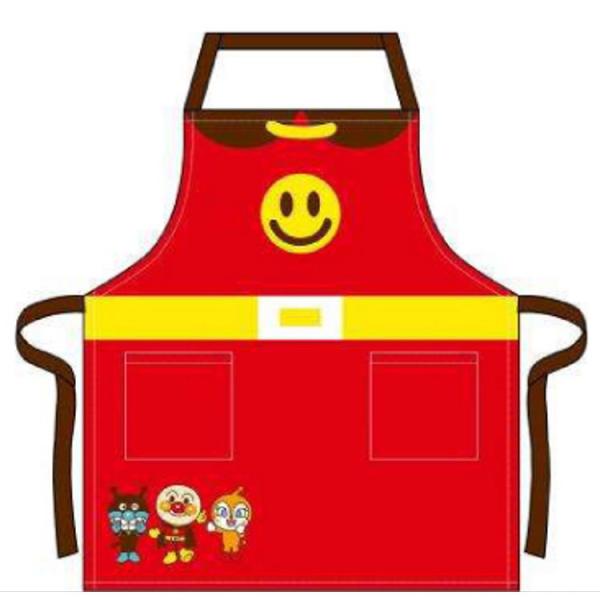 アンパンマン】29911 子供エプロン(レッド／110cm) : キャラクター雑貨