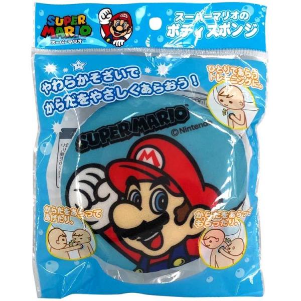 〔supermario☆Nintendo〕スーパーマリオのボディスポンジ☆彡やわらかそざいでからだをやさしく洗おう！ひとりであらうトレーニングに！からだを洗ってあげたり♪洗ってもらったり♪おふろが楽しくなるね！【サイズ】　本体：約W118×...