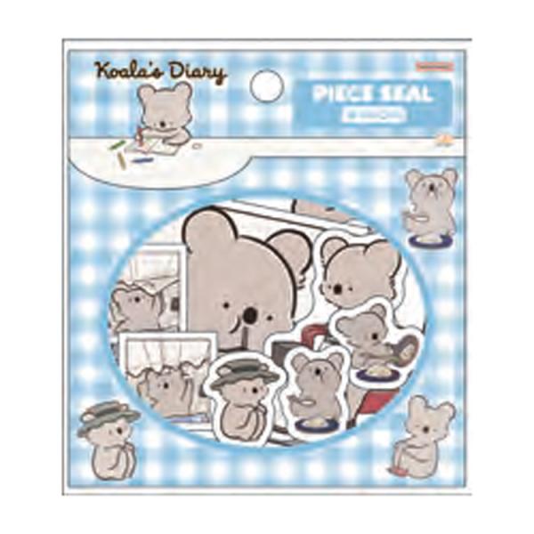 コアラ絵日記 ピースシール 絵日記 SNS Twitter ゆあみ かわいい 漫画