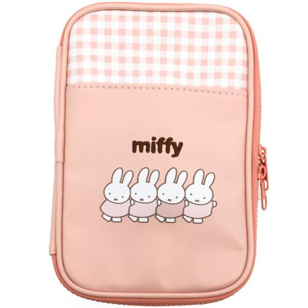 ミッフィー マルチケース 462135 miffy うさこ チェック 小物