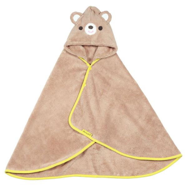 他サイト： くま BPO1 吸水速乾フード付きバスポンチョ クマ 子供 キッズ バスタオルの商品画像