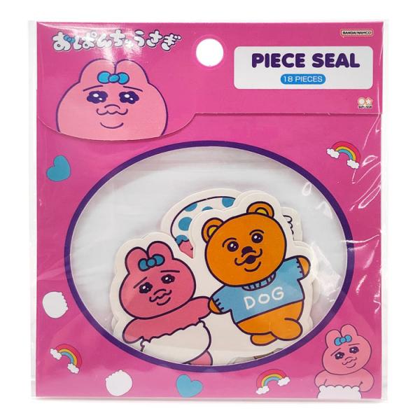 おぱんちゅうさぎ ピースシール A 717357 フレークシール