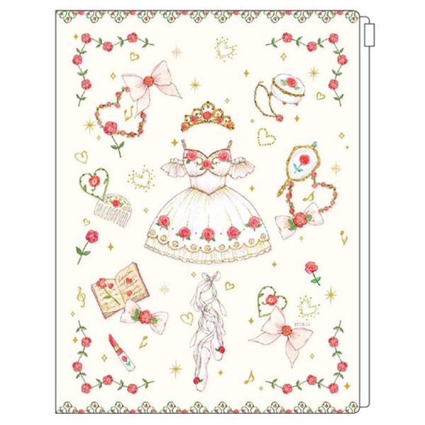 たけいみき A4ジッパー付クリアファイル6P フローラの目覚め 156793