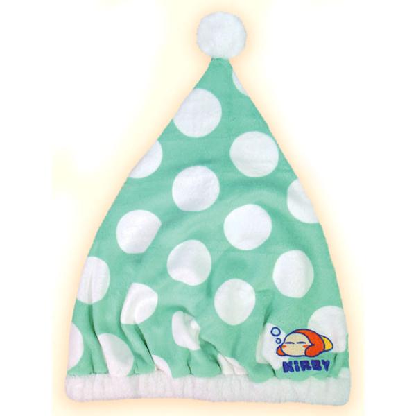 ［商品仕様］カービィ(スリープ)になれちゃう？！ 髪の毛の水分を吸収！ドライヤー時間を短縮できる。 刺繍もポイント♪キュートなタオルキャップ♪ 【サイズ】 本体：約H35×W28cm(梵天含めず) パッケージ：約H18×W13.5×D5.5...