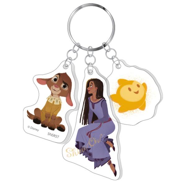 ウィッシュ 3連アクリルキーホルダー 2D 738154 Disney ディズニー