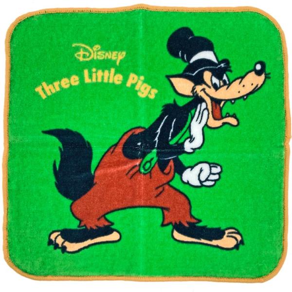 3匹の子ぶた プチタオル ビッグバッドウルフ 064329 Disney 3匹の子ぶた プチタオル ビッグバッドウルフ 064329 Disney
