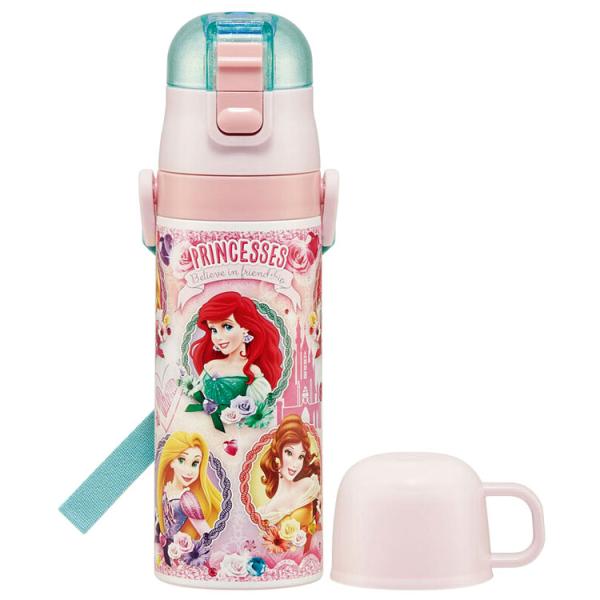 ディズニープリンセス SKDC4 超軽量2WAYステンレスボトル 430ml/470ml