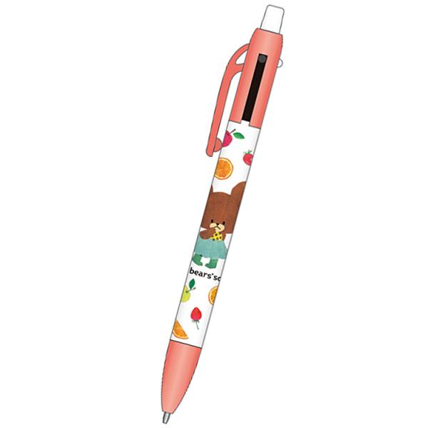 くまのがっこう シャープ&2色ボールペン ピンク 811497 レトロガーリー 