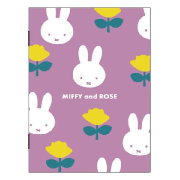 ミッフィー A5ノート ローズ パープル 192319 MIFFY and ROSE