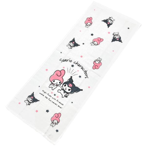マイメロディ&クロミ フェイスタオル ガーゼパイル 074557 SANRIO