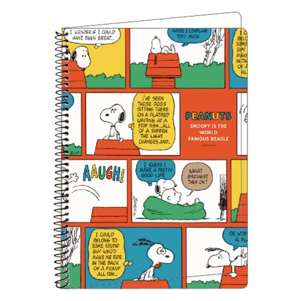 スヌーピー クリアカバー ノート B6 赤 306962 SNOOPY PEANUTS