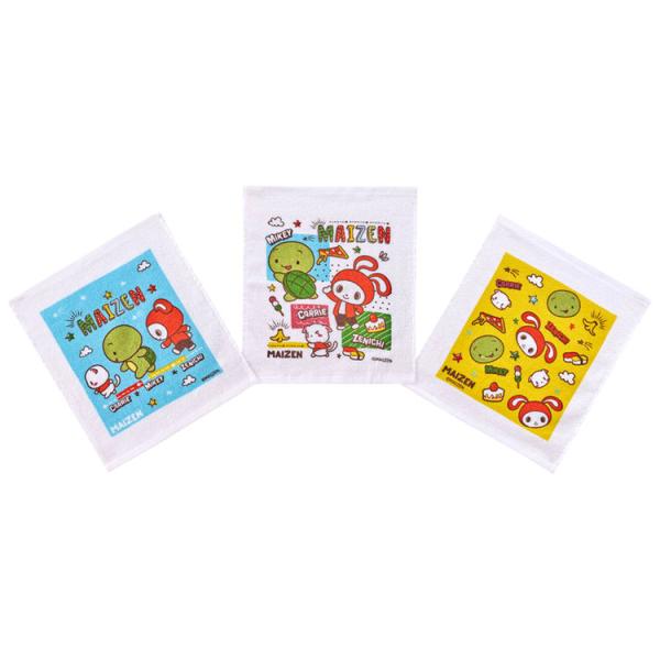 ［商品仕様］行楽や普段使いに便利なおしぼりタオル3枚セットです。兄弟・姉妹用や、毎日の洗い替え用に、何枚あってもいいですね♪【サイズ】約320×290mm【素材】綿100％【生産国】中国［特記事項］画像はあくまでもイメージとなります。お使い...