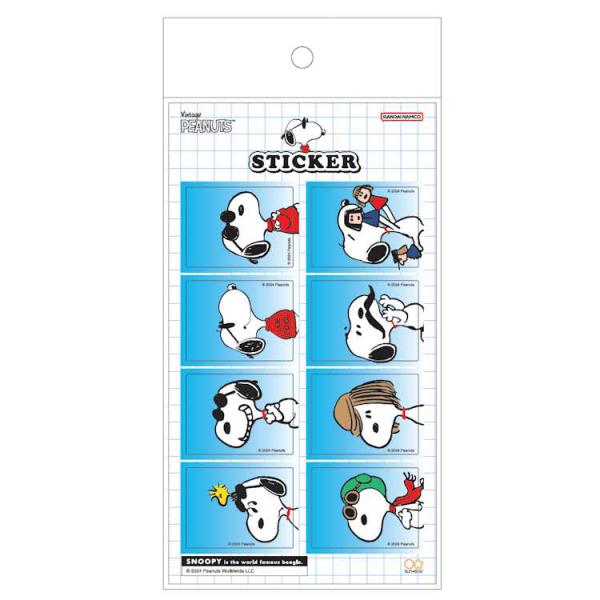 スヌーピー ミニフォトシール ジョー・クール 写真風シール フォト風