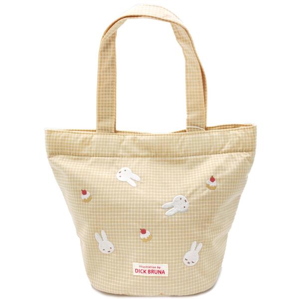 ミッフィー トートバッグ ベージュ 149065 チェックシリーズ miffy