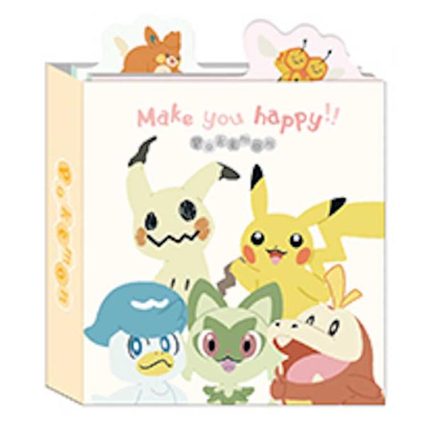 ポケットモンスター パタパタメモ みんな仲良し めも メモ帳 メモ紙