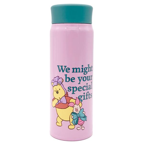 くまのプーさん ステンレスボトル480ml 605559 RIBBON Disney