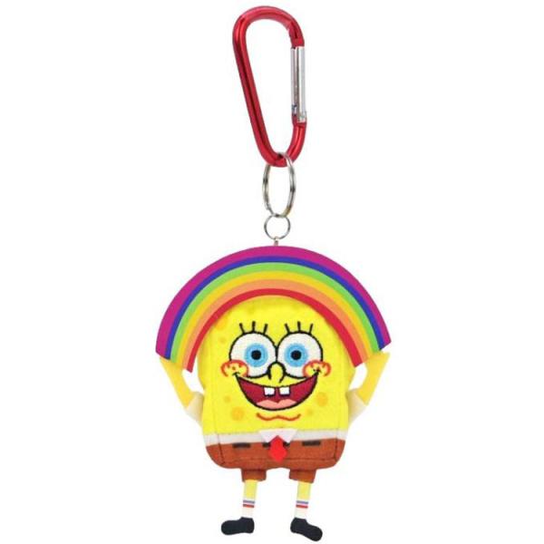 スポンジボブ カラビナマスコット レインボー 201669 ぬいぐるみ