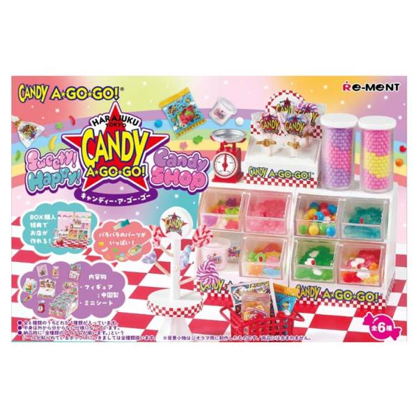 1BOX／6個入り CANDY A☆GO☆GO! Sweety! Happy! Candy SHOP