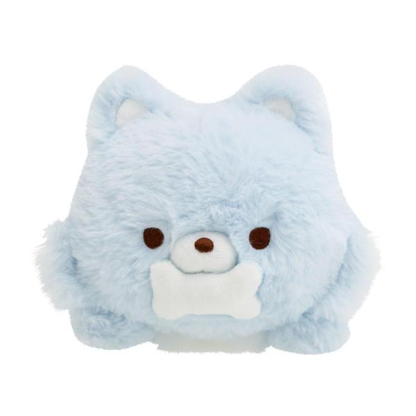 リラックマ ひざのりぬいぐるみ アオイコオオカミ アオコグのおとまり うつぶせ よつんばい 這い