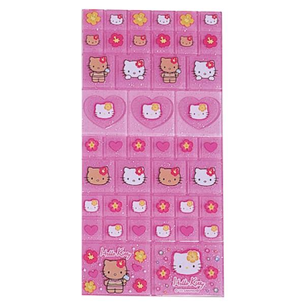 ハローキティ 90sタイルシール ハイビスカス 985439 GOGOギャル SANRIO