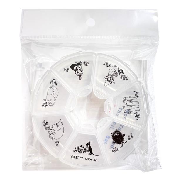 ムーミン 7daysフリーケース 曜日分けシール付 921793 : キャラクター