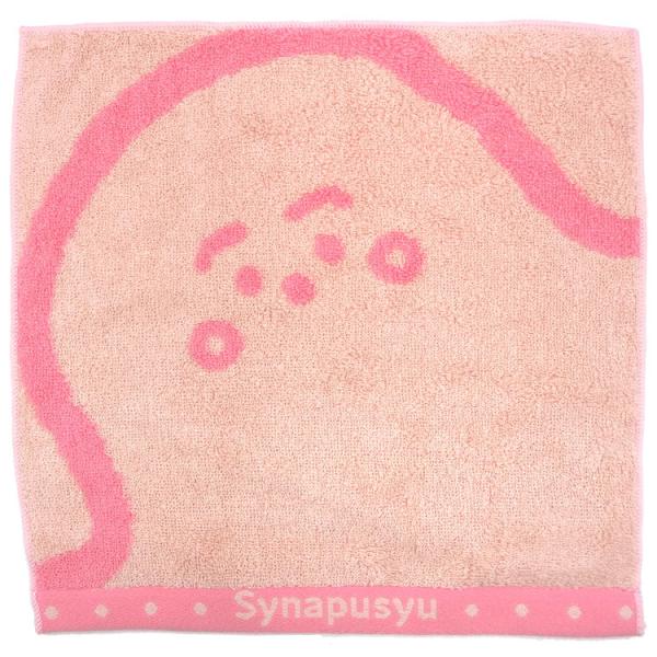 シナぷしゅ ミニタオル ピンク 972336 ハンカチタオル 25cm