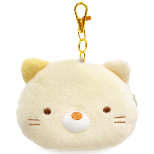 すみっコぐらし フェイスパスケース ねこ ダイカット ポーチ IC