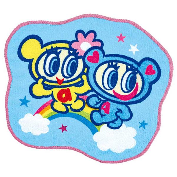 エンジェルブルー ダイカットミニタオル レインボー 280354 Angel Blue