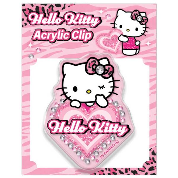 ハローキティ アクリルクリップ ギャルハート 280743 SANRIO サンリオ
