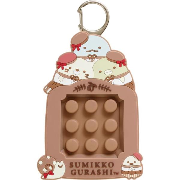 すみっコぐらし　チョコレート風キーホルダー　ミニチュア　ストラップ すみっコぐらし チョコレート風キーホルダー しろくま ペロペロ