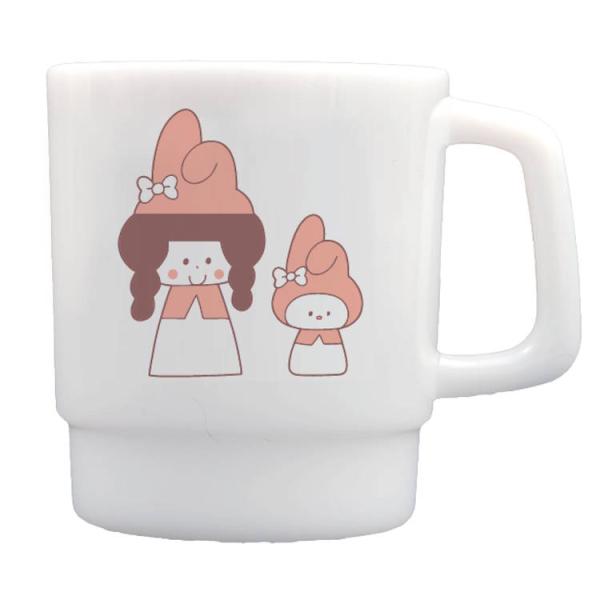 mizutama×サンリオキャラクターズ ペンスタンド マイメロディ ペン立て 小物入れ マグカップ型 コップ 卓上 置物 793429