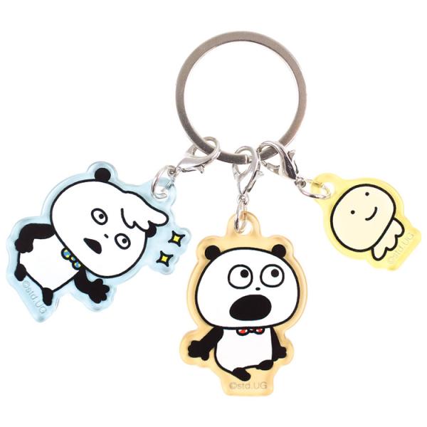 スタジオUG 3チャームキーホルダー ごきげんぱんだ 242849