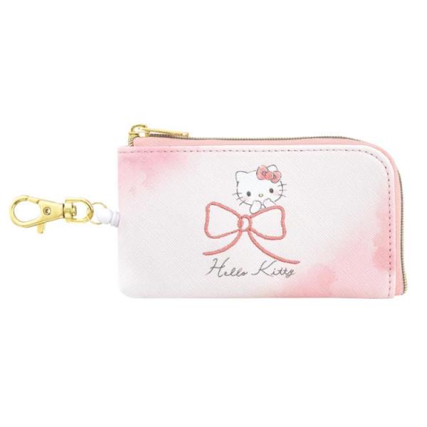 ハローキティ キーケース バラ ハローキティ パス付きキーケース