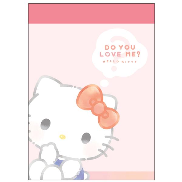 裕*様 新品‪♡ハローキティとても可愛いパフェメモ ハローキティ ミニメモ DO YOU LOVE ME? CUTE MODEL 056250