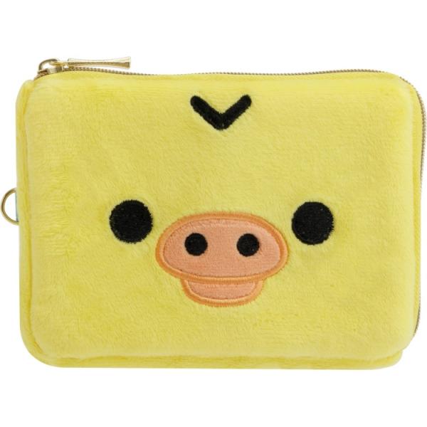 リラックマ ぬいぐるみパスケース キイロイトリ 定期入れ ポーチ