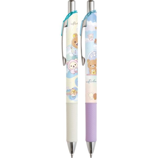 2種セット】リラックマ エナージェルシャープペン0.5mm 雨のち